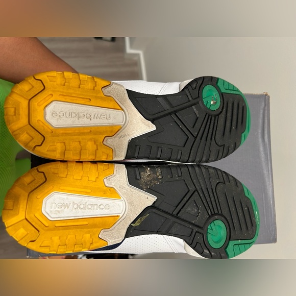 New Balance BB550CL1 size 13 sneakers white, red, blue, green, yellow with box - Picture 2 of 5